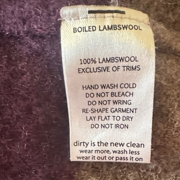 Toad&Co Brown Hooded Cardigan with Stripes - Picture 5 of 7